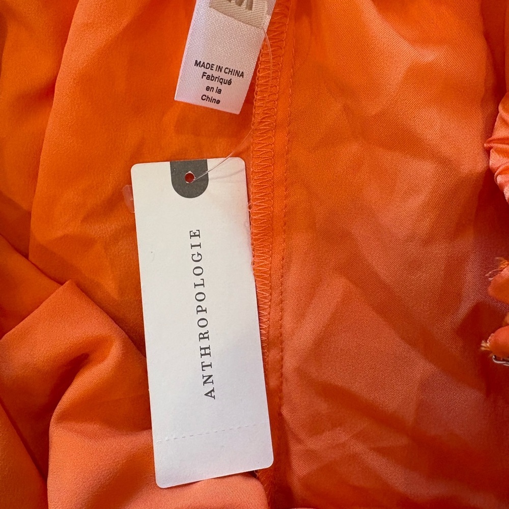 Anthropologie Hutch Pleated Orange Pleated Skort‎ - Picture 4 of 5